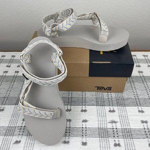 NEW Teva Midform Universal Women's Sandals Retro Geometric Birch 9